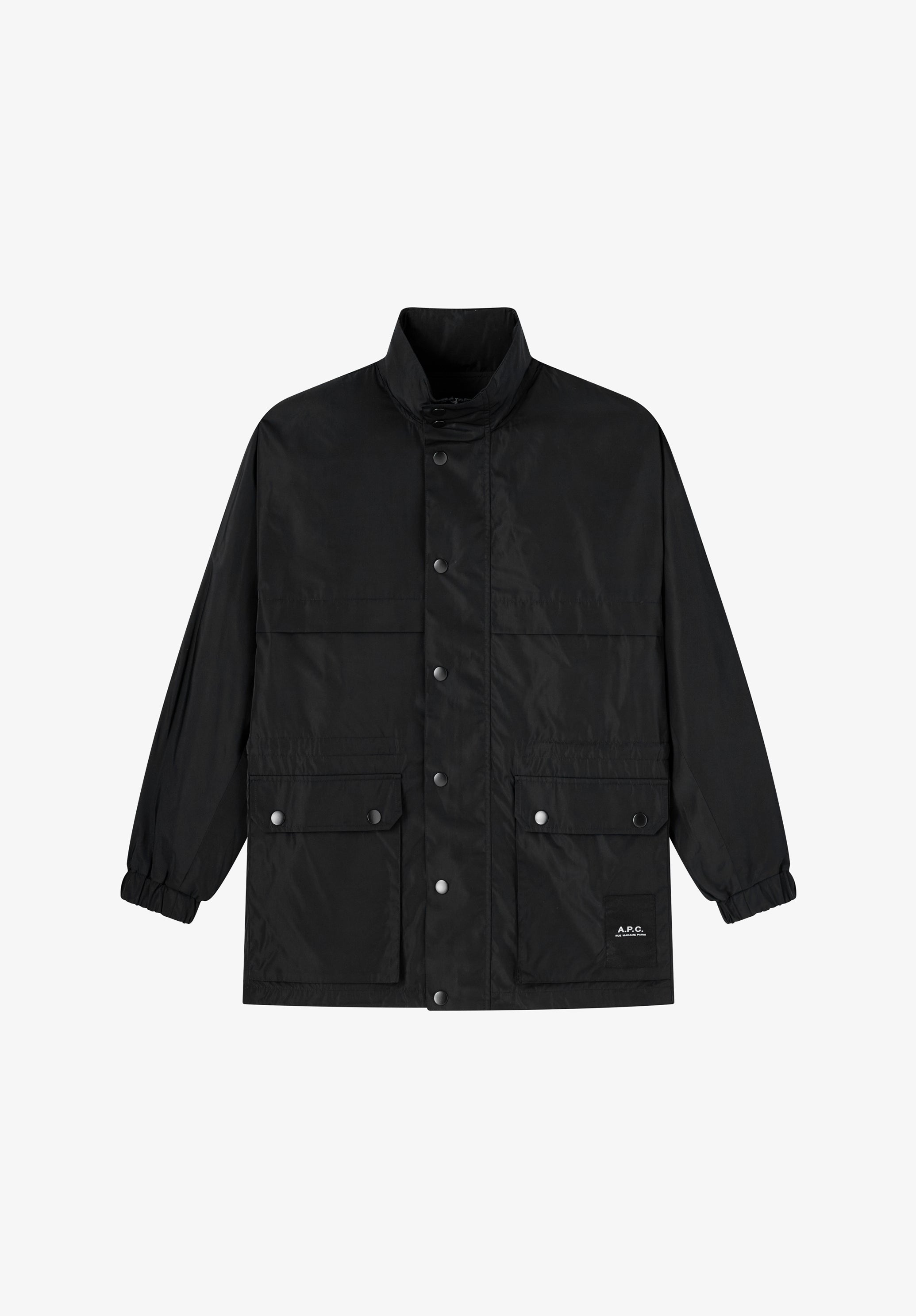 Black windbreaker. - 0
