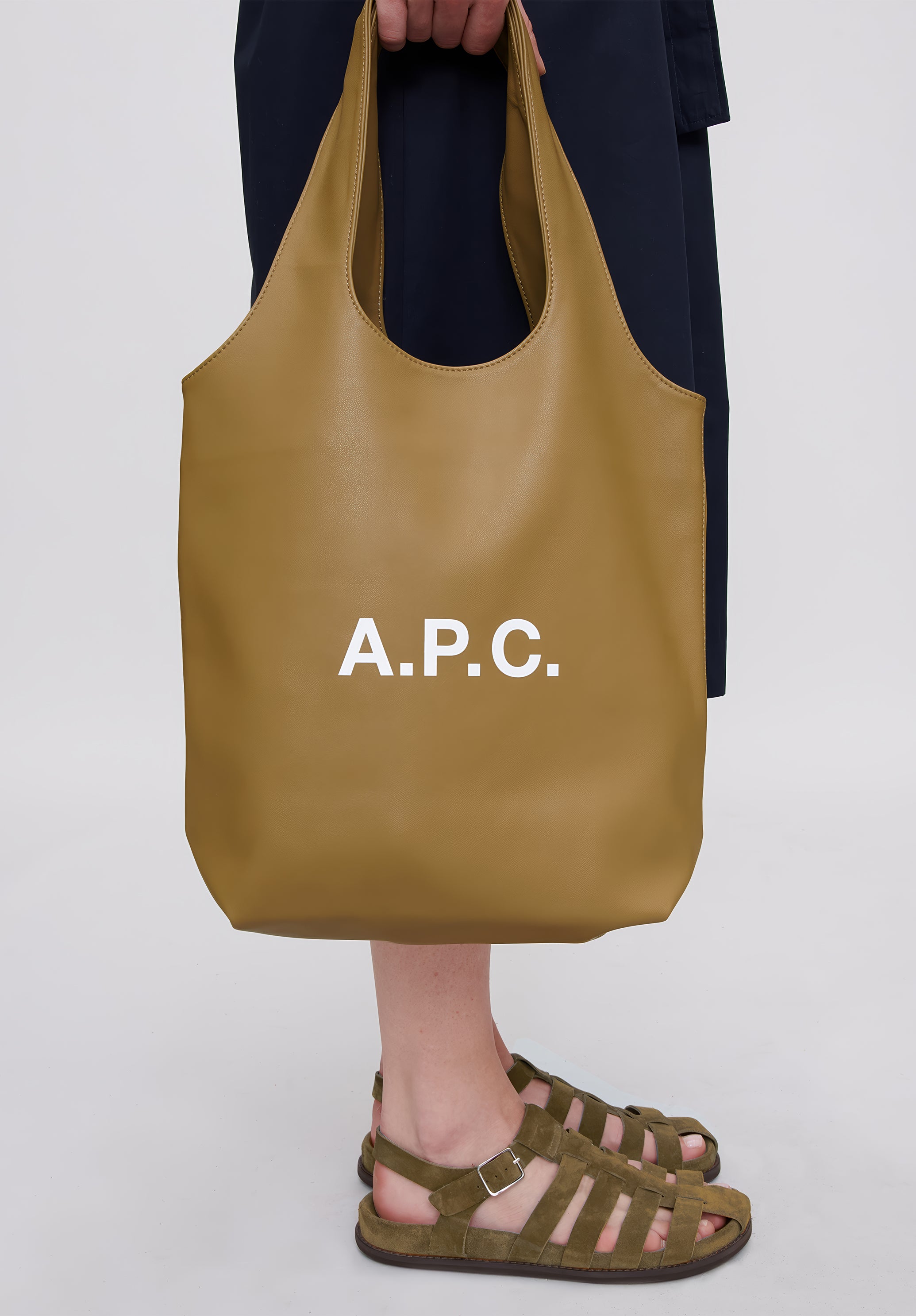 Ninon Small tote bag | Small tote bag in recycled leather