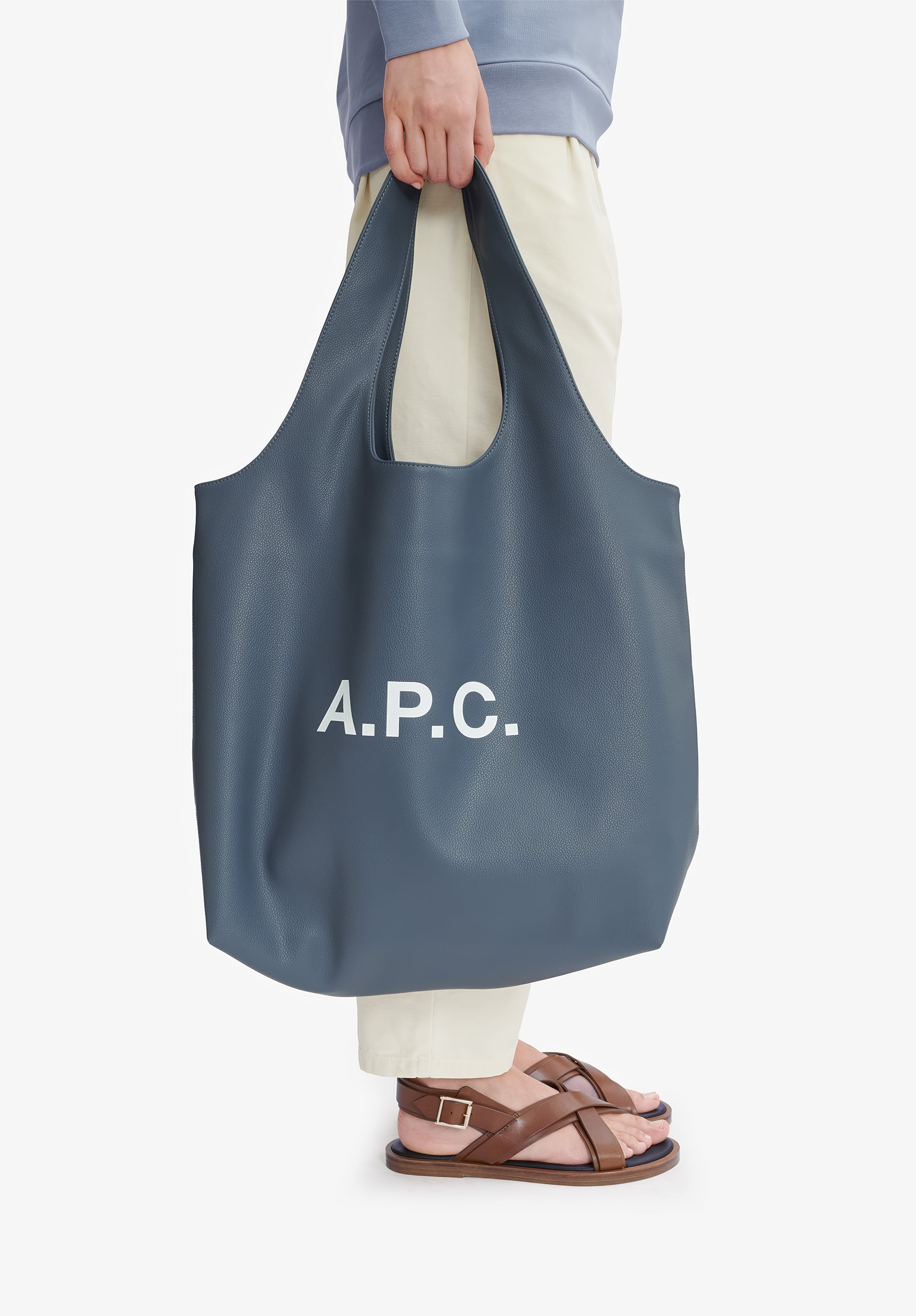 【関税込み】Ninon Tote Bag - A.P.C. - Cotton - Blue Ninon tote bag | A.P.C.