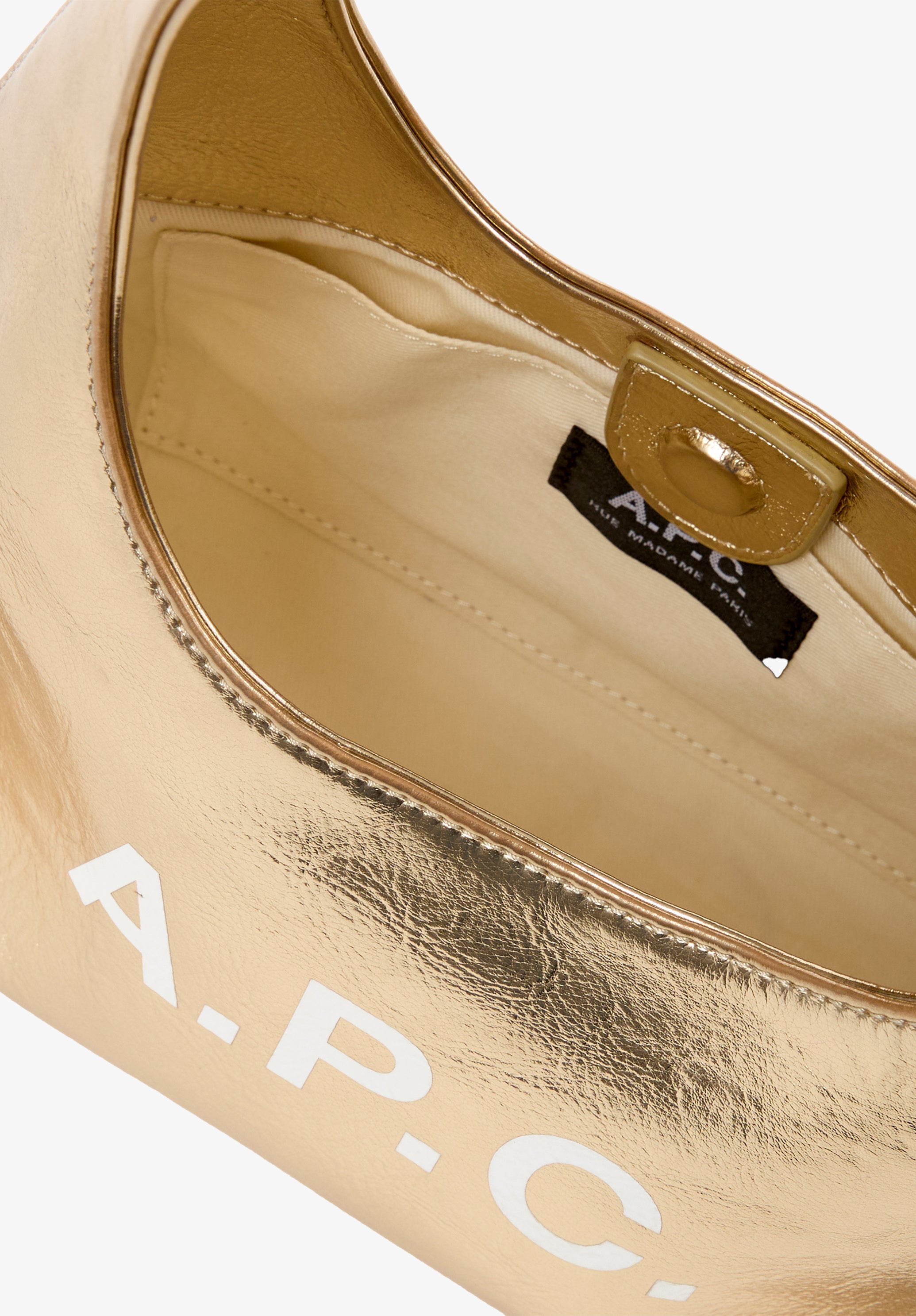 ショルダーバッグ・ポシェット Baby Ninon Shoulder Bag - A.P.C. - Synthetic - Gold Baby Ninon Shoulder bag | 55% polyurethane 40% polyester 5