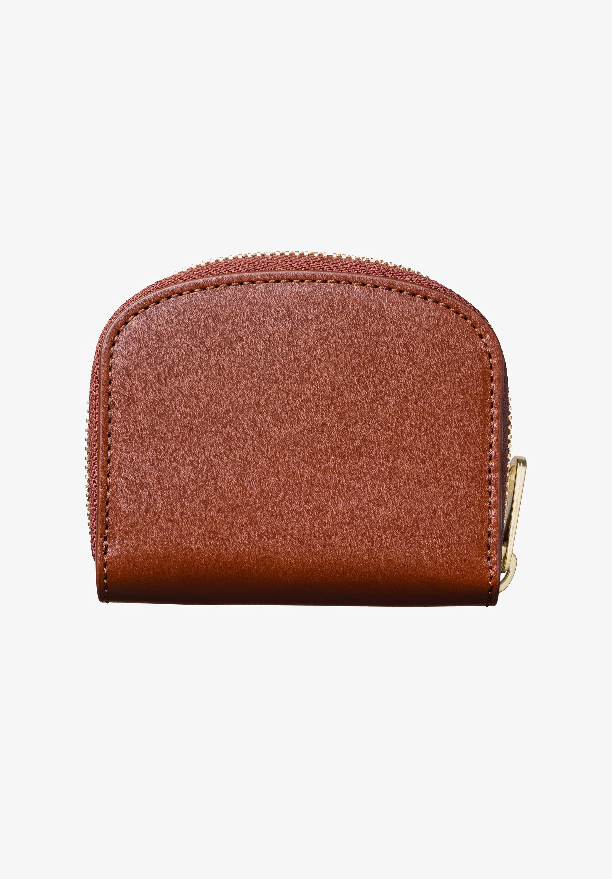 ★関税込★A.P.C.★Demi-Lune Mini Compact Wallet Nut Brown★ Demi-Lune Mini compact wallet | A.P.C.