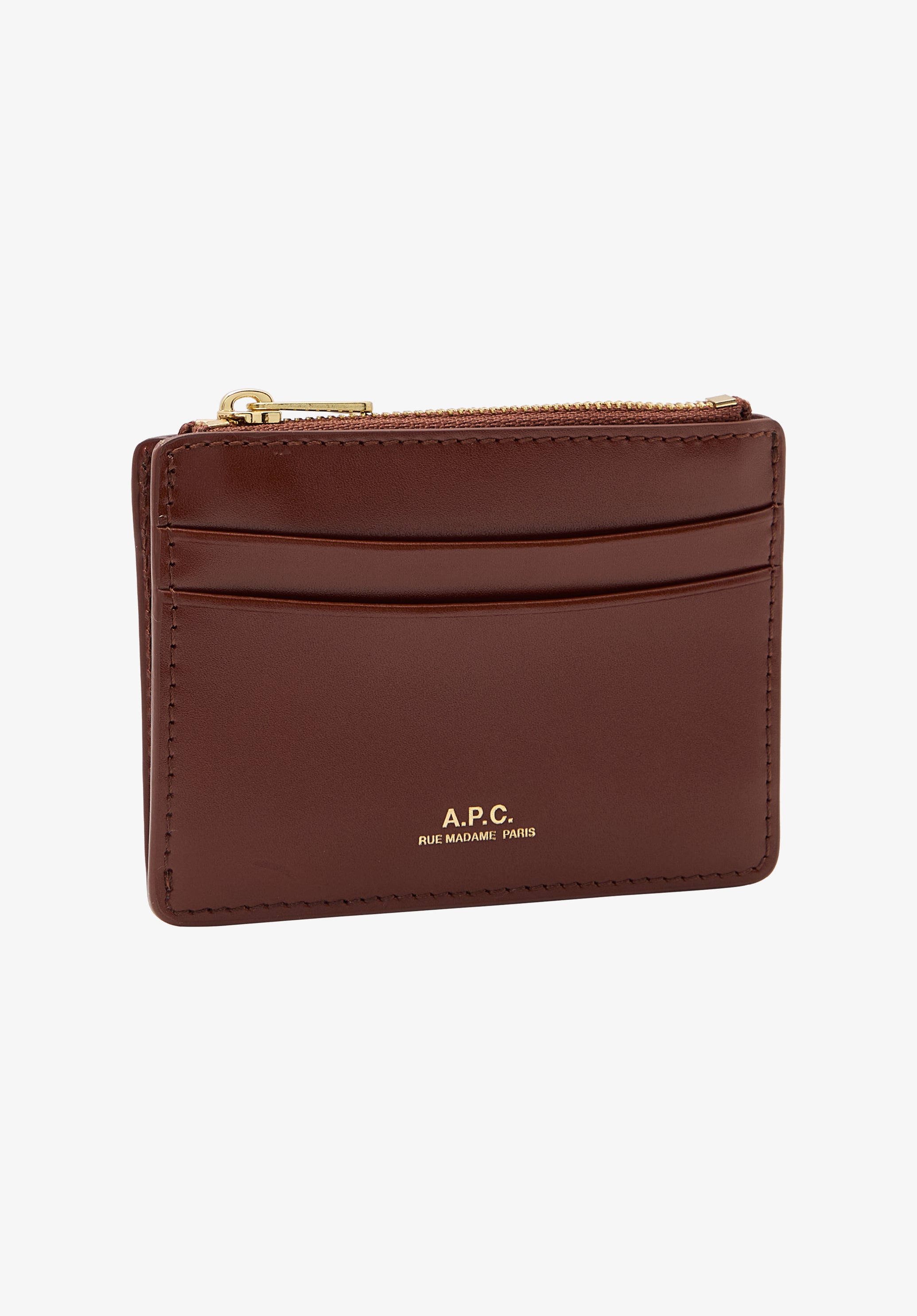 APC walter card holder wallet 財布 ケース APC Walter Cardholder Black Gold Leather – morningirls 香港最齊