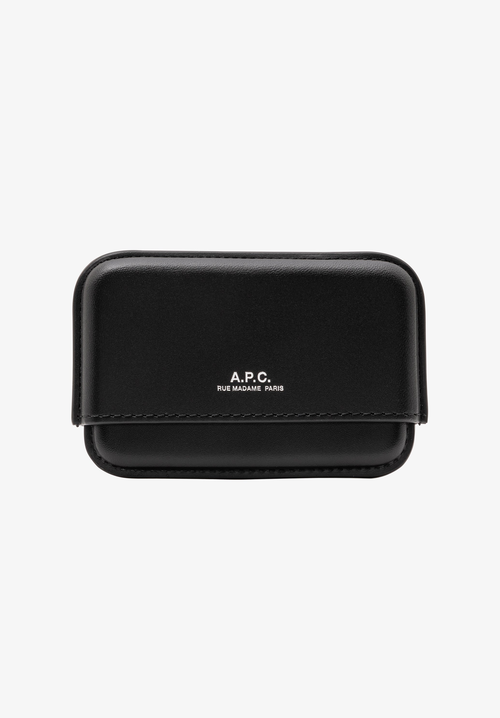 カードケース・名刺入れ A.P.C. Black leather card holder André cardholder | Cardholder in smooth cowhide leather