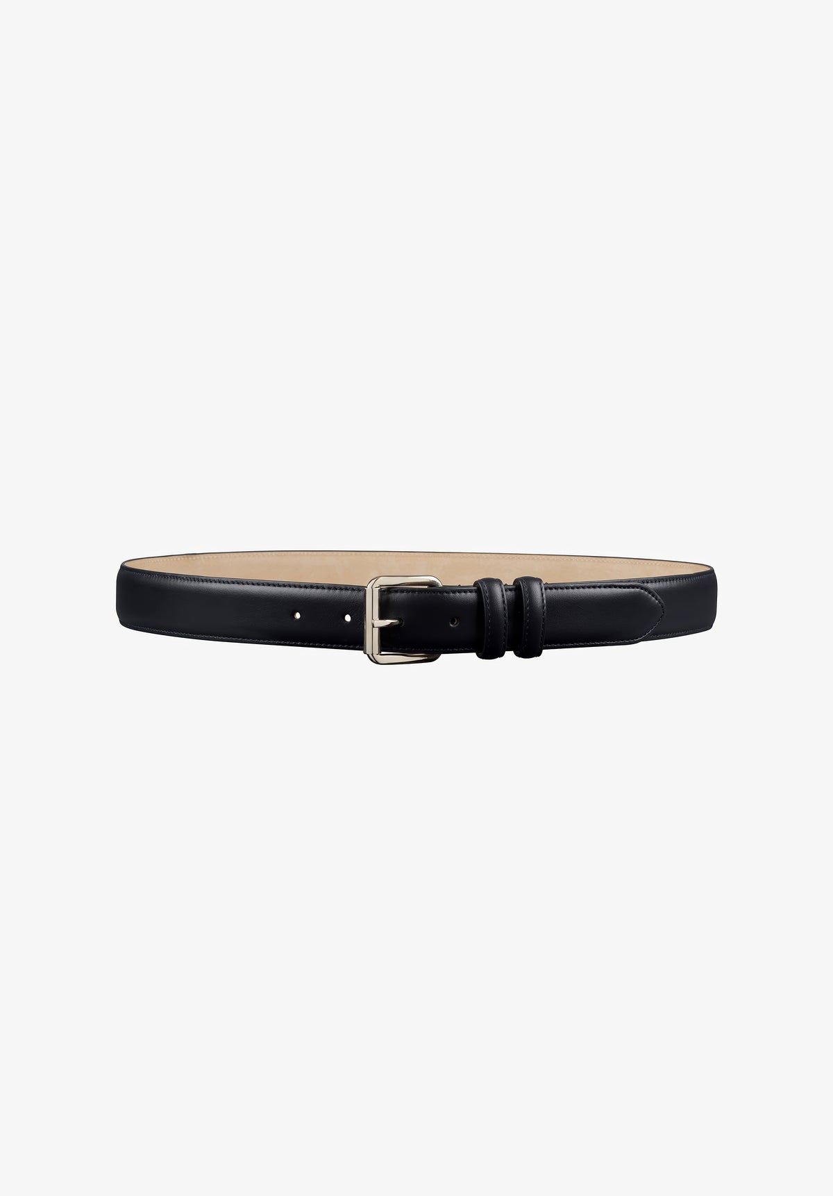 ZAPA Paris Wide Black Leather Waist Belt 100% Calfskin Size T1 Made in France Leather belt in Black for Women | Sandro Paris main image 2