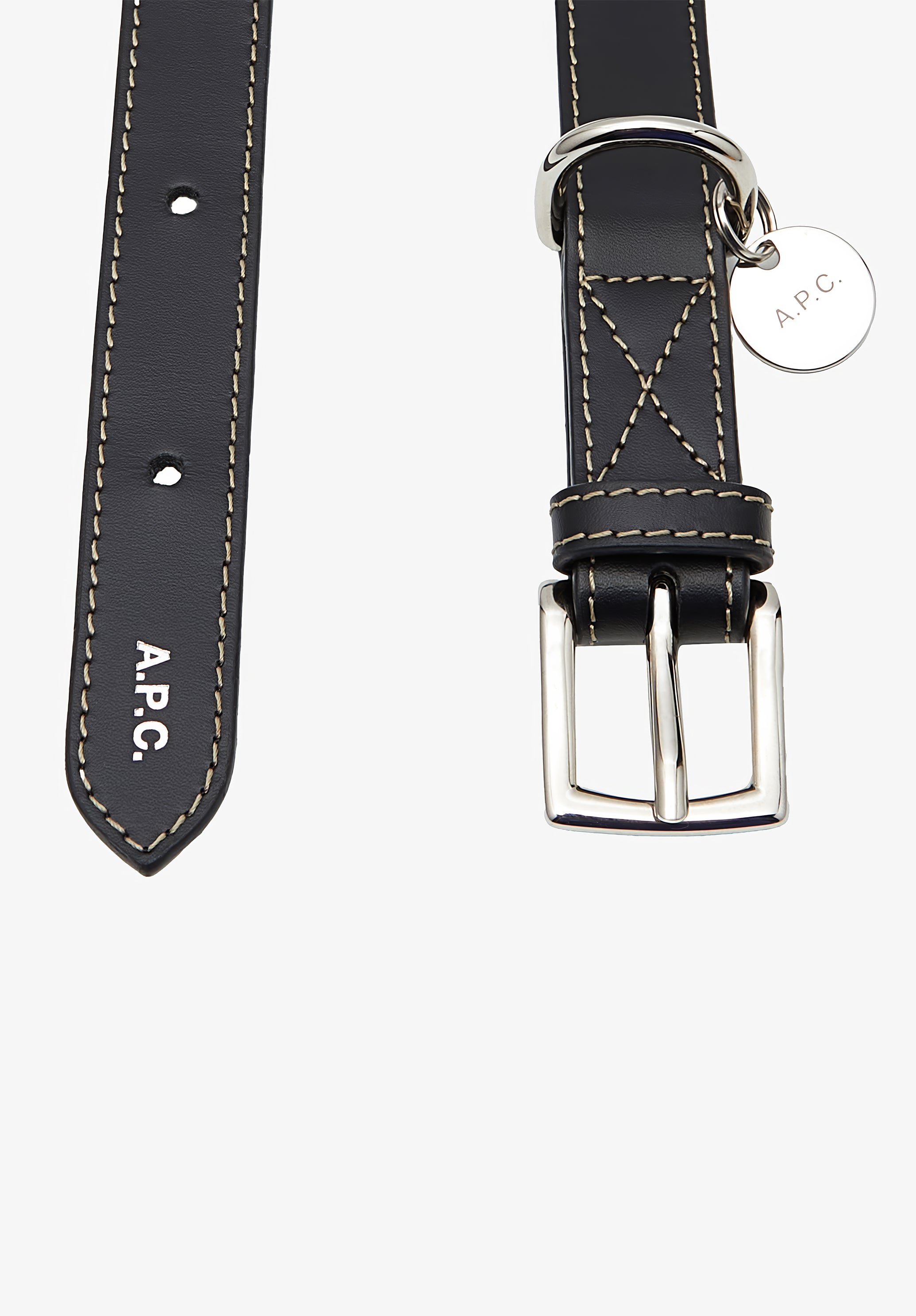 Torra Casual Leather Belt in Black | Sportscraft