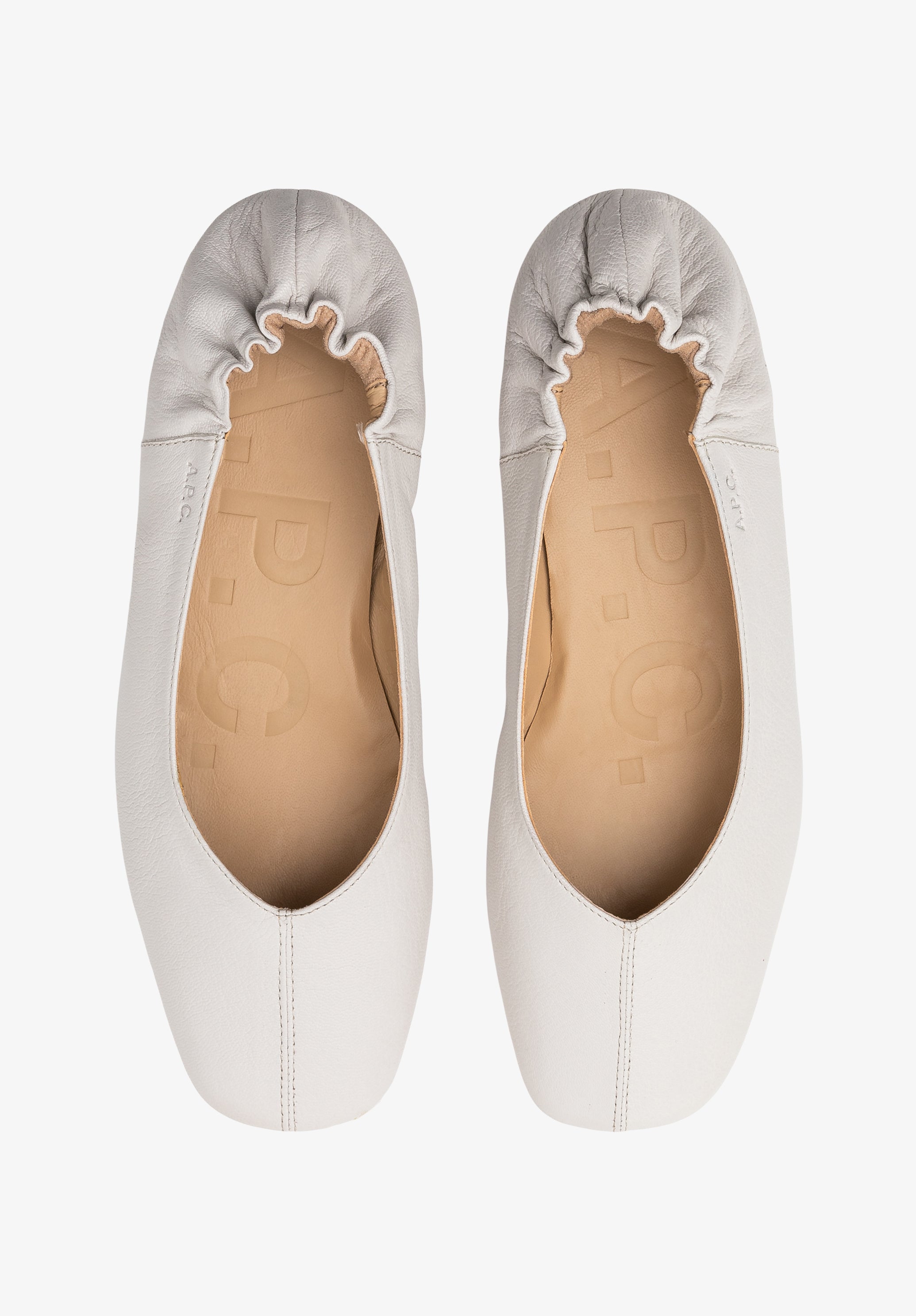 Smooth leather ballet flats - 3