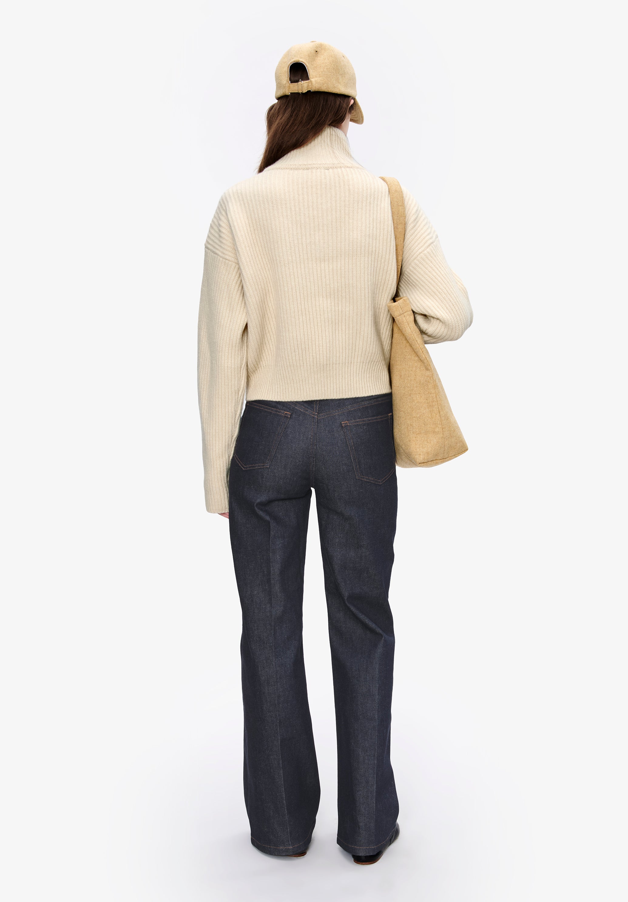 Wide-rib jumper with trucker collar | A.P.C.