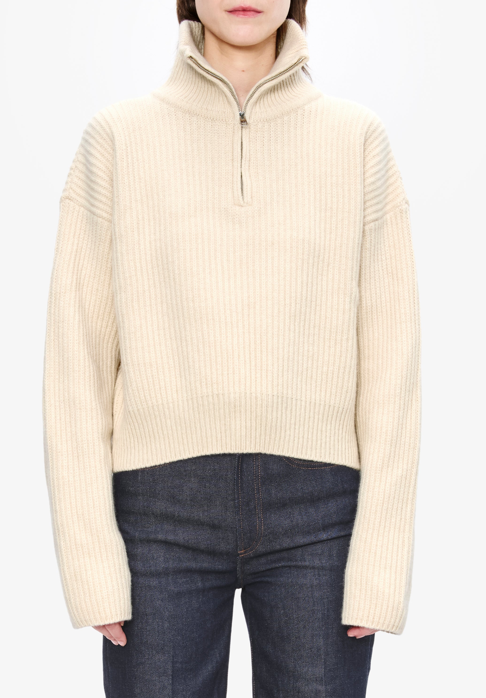 Wide-rib jumper with trucker collar | A.P.C.