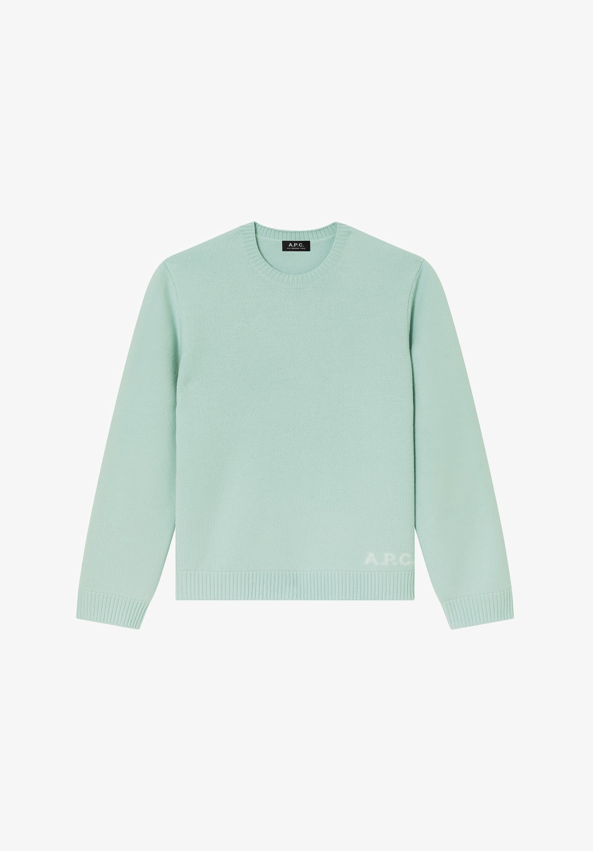 【送料&関税込】A.P.C. Edward Wool Pullover Edward sweater | Thick two-tone collection felted wool