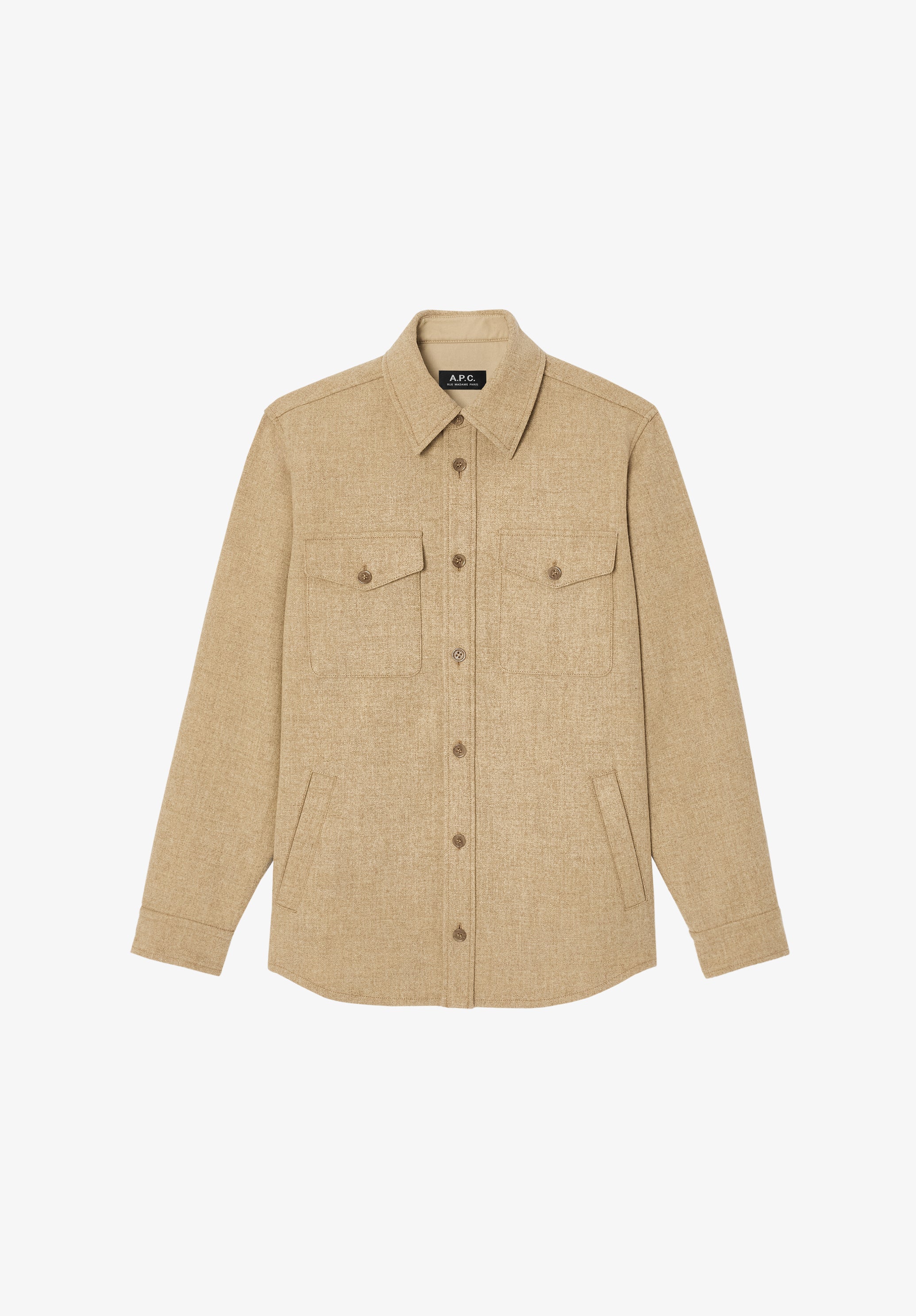 ジャケット・アウター Old apc Wool Harrington Jacket Beige Old apc Wool Harrington Jacket Beige