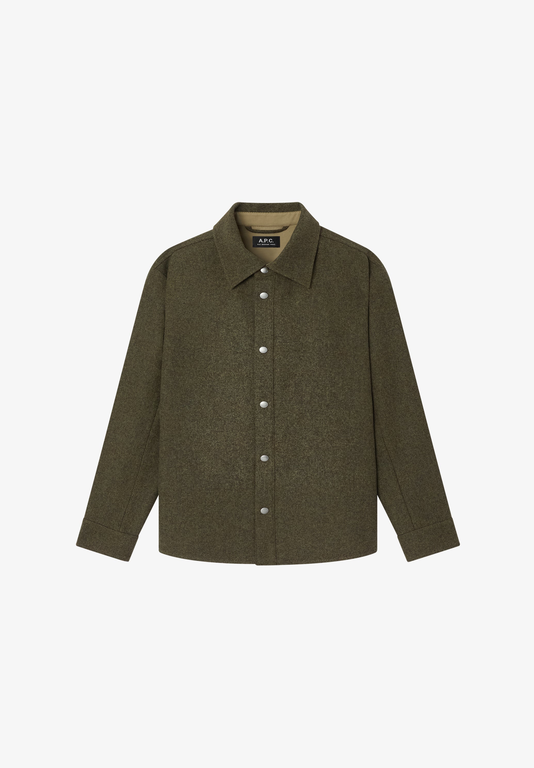 Jacket with snap closure | A.P.C.