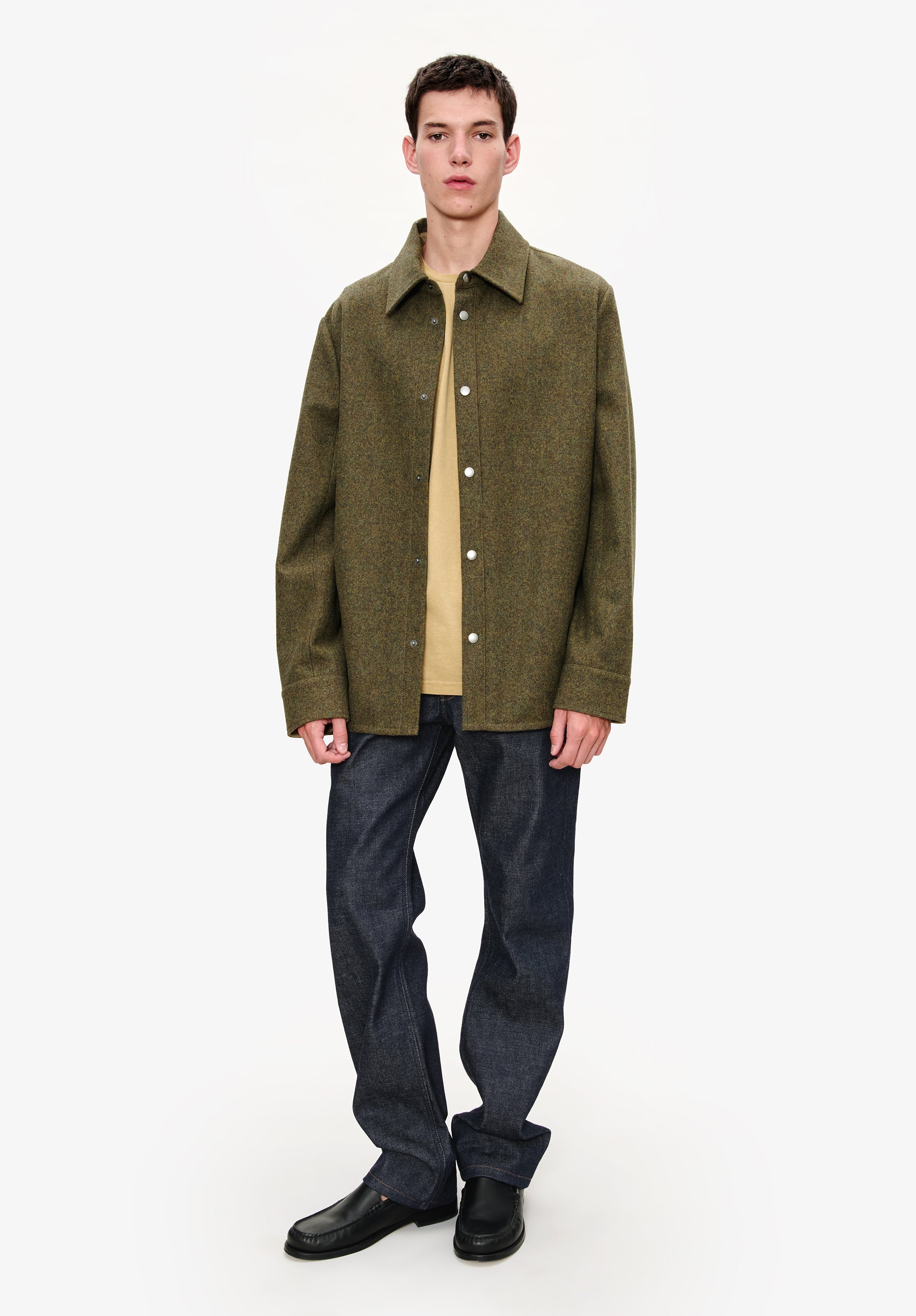 Jacket with snap closure | A.P.C.